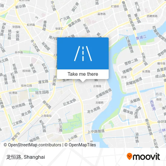 龙恒路 map