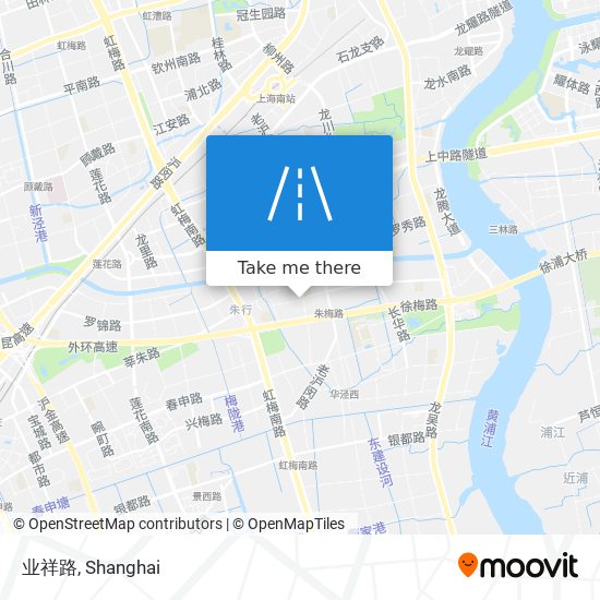 业祥路 map