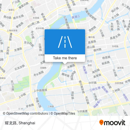 耀龙路 map