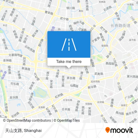 天山支路 map