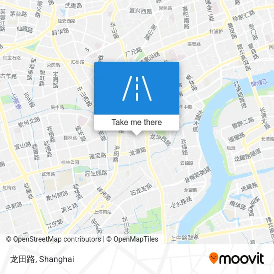 龙田路 map