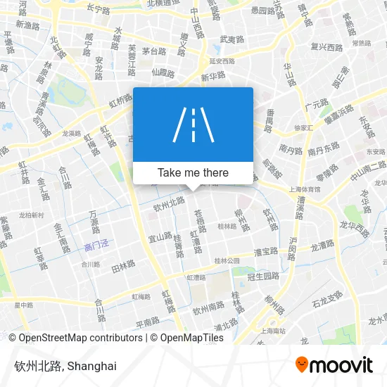 钦州北路 map