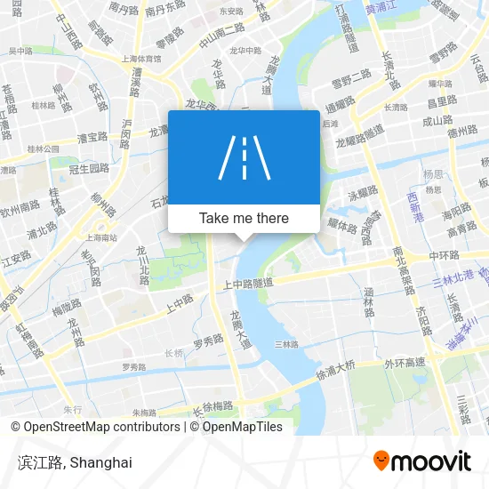 滨江路 map