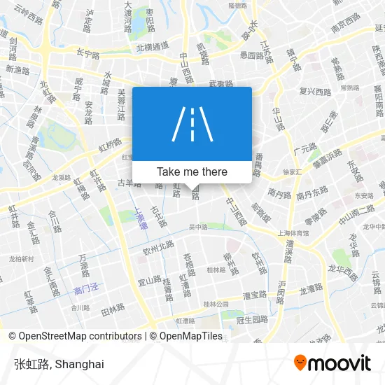 张虹路 map