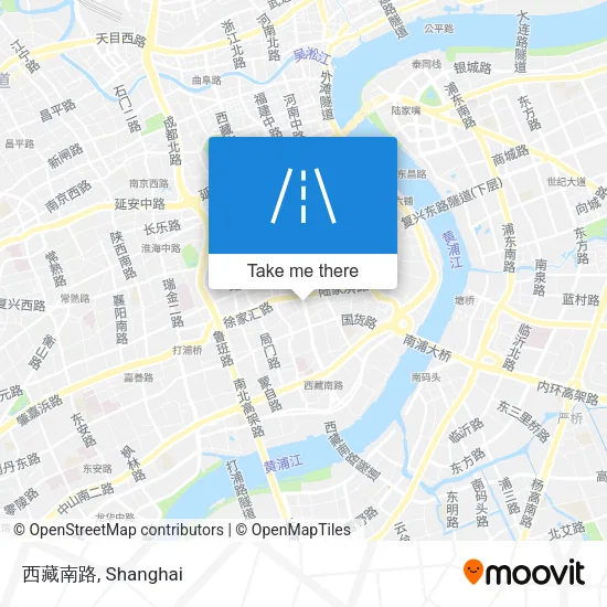 西藏南路 map