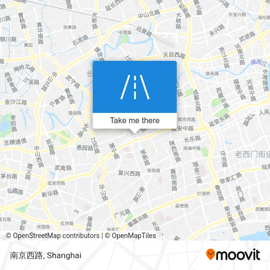 南京西路 map