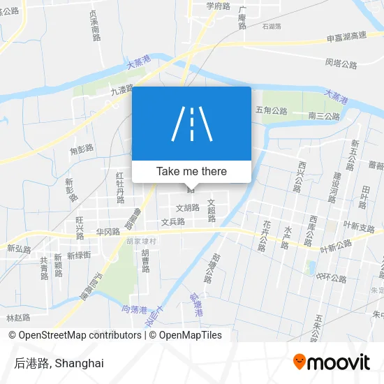 后港路 map