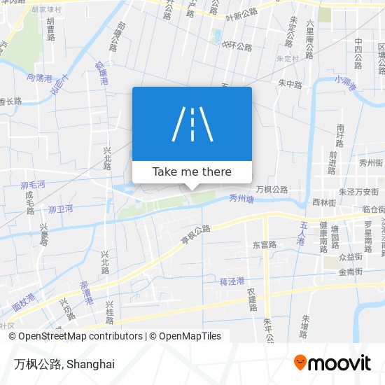 万枫公路 map