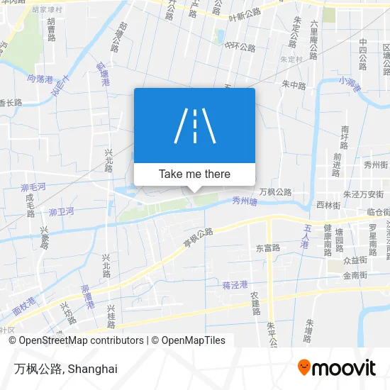 万枫公路 map