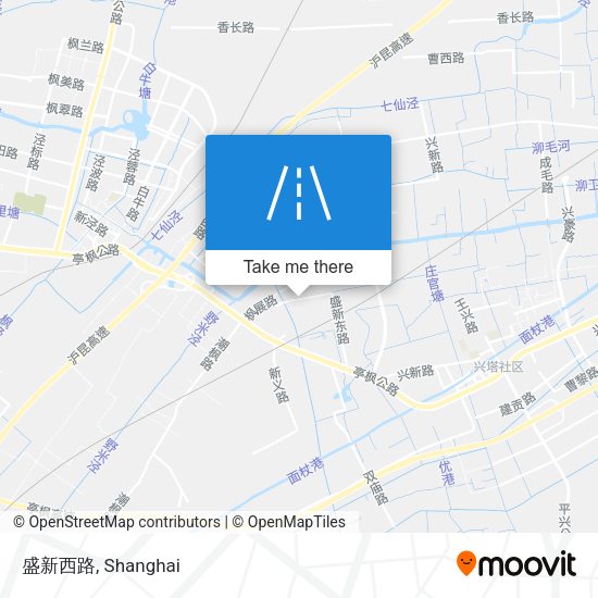 盛新西路 map