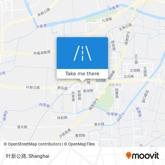 叶新公路 map