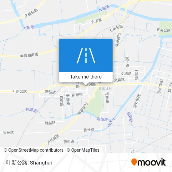 叶新公路 map