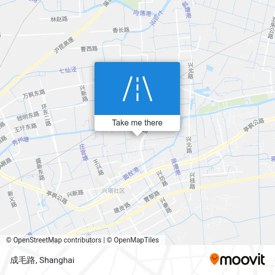 成毛路 map