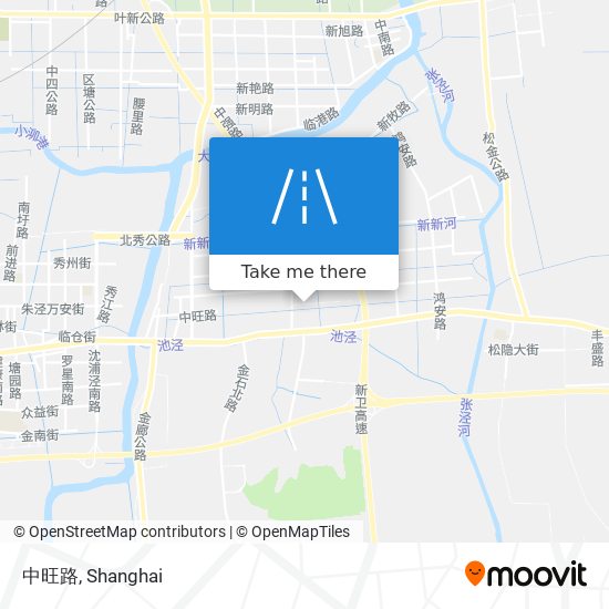 中旺路 map