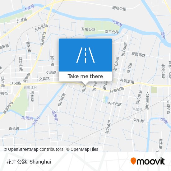 花卉公路 map