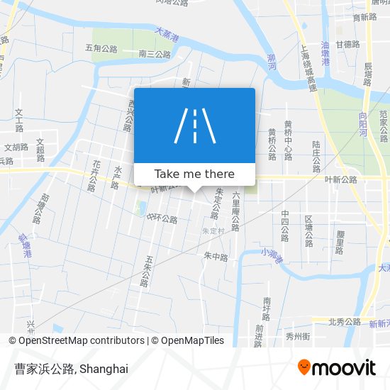 曹家浜公路 map
