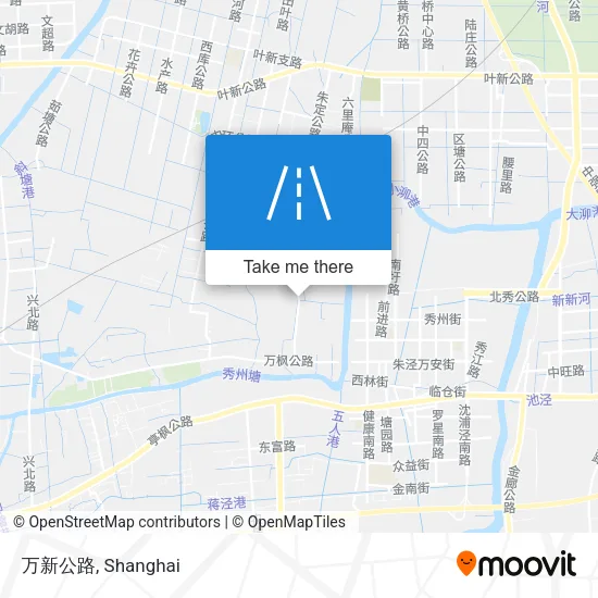 万新公路 map
