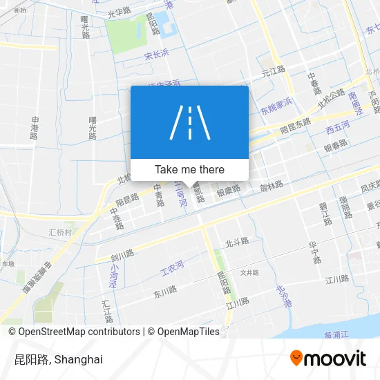 昆阳路 map