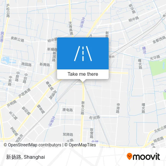 新扬路 map