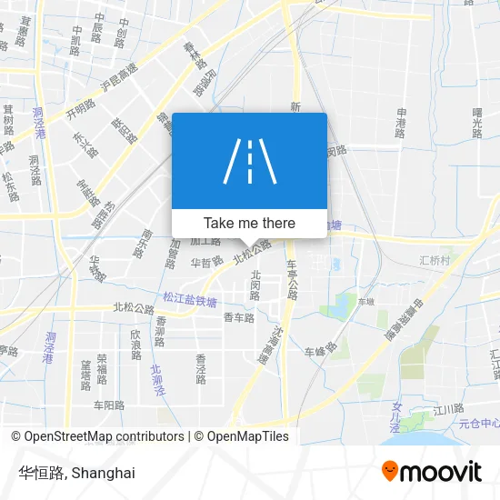 华恒路 map