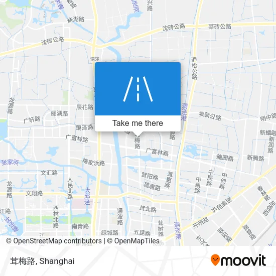 茸梅路 map