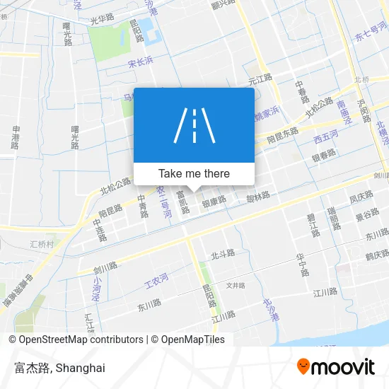 富杰路 map