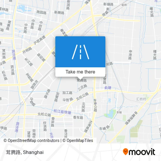 茸腾路 map