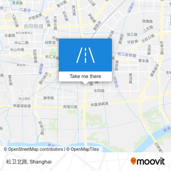 松卫北路 map