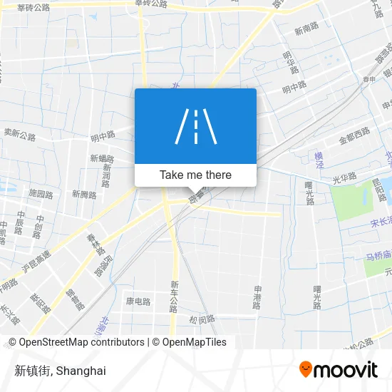 新镇街 map