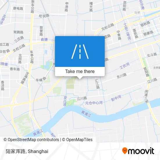 陆家厍路 map