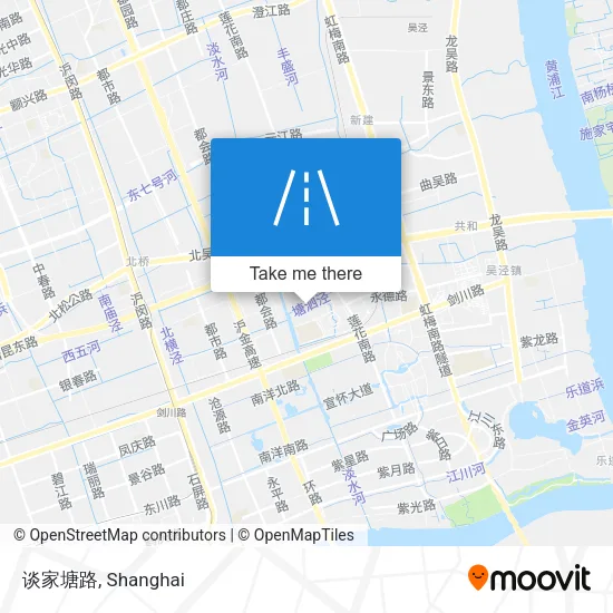 谈家塘路 map