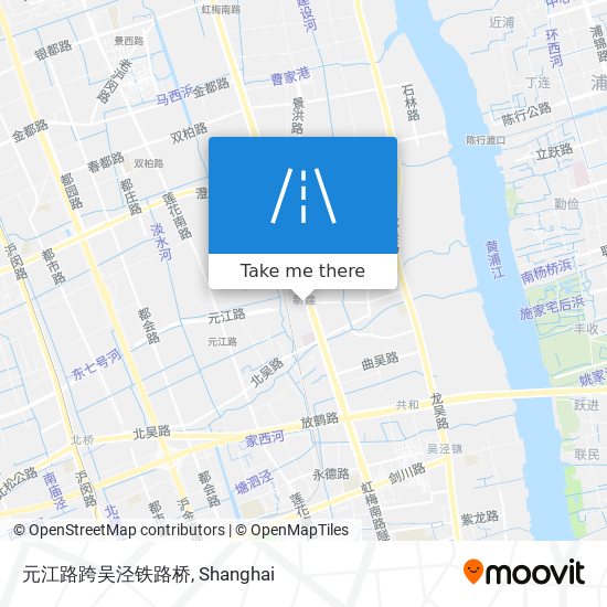 元江路跨吴泾铁路桥 map