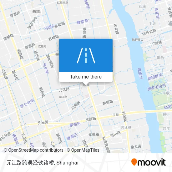 元江路跨吴泾铁路桥 map