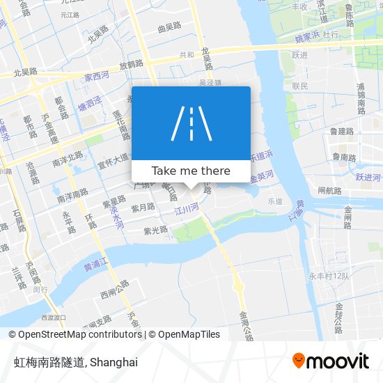 虹梅南路隧道 map