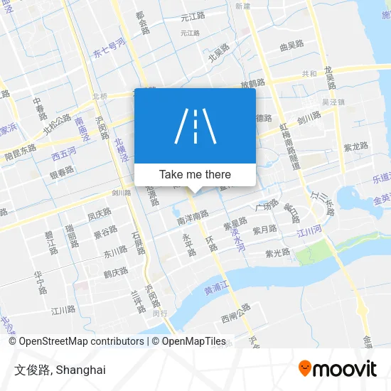 文俊路 map