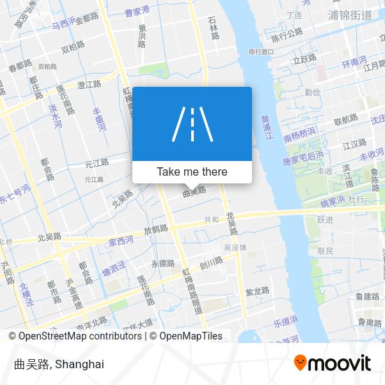 曲吴路 map