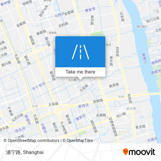 浦宁路 map