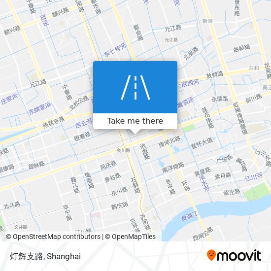 灯辉支路 map