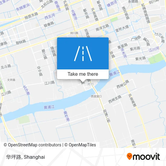 华坪路 map