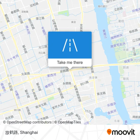 放鹤路 map
