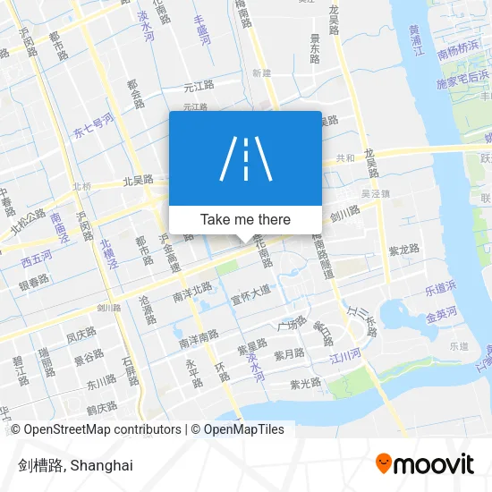 剑槽路 map