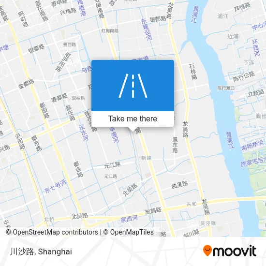 川沙路 map