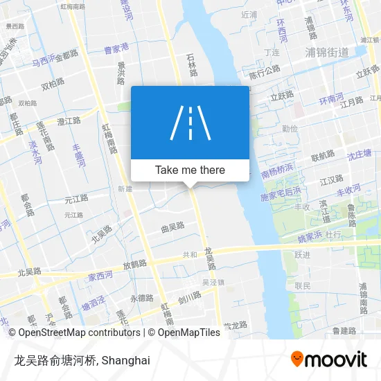 龙吴路俞塘河桥 map