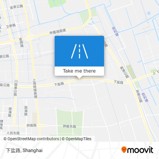 下盐路 map