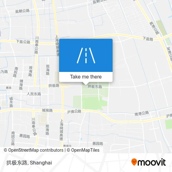 拱极东路 map