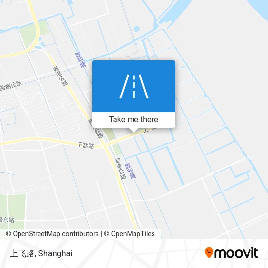 上飞路 map