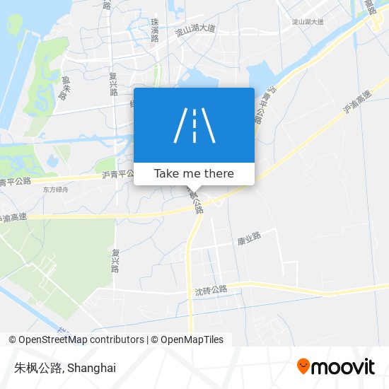 朱枫公路 map