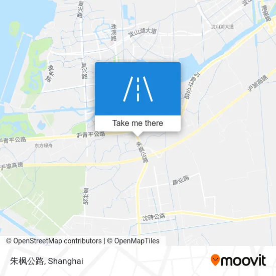 朱枫公路 map