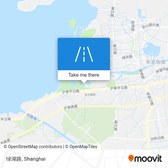 绿湖路 map