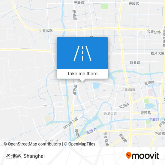 盈港路 map